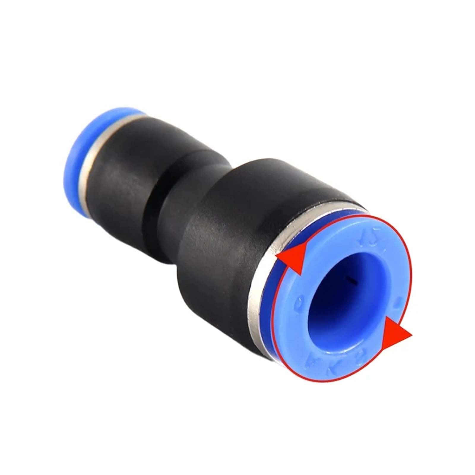 Lot de 500 raccords pneumatiques en polyuréthane PG 4 à 6-8-10-12/14 mm 16 mm Raccord rapide à gaz droit (PU-10)