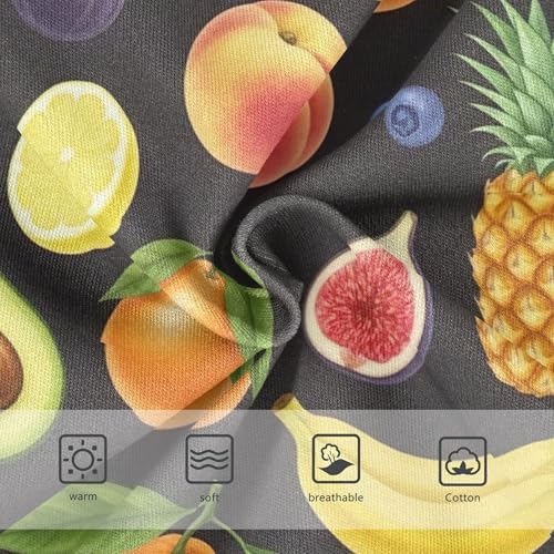 Toddler Underwear Floral 2t Cotton Cute Panties Girl Pattern Undies Kids Briefs Painted Fruits Bananas Oranges3