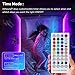 GXILEE Bluetooth Led Controller with APP Control, Music Sync, 40 Key Wireless IR Remote Controller and Power Supply 12v 2A UL Listed for 12v 2835 5050 RGB LED Strip Lights
