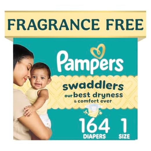 Pampers Swaddlers Newborn Diaper Size 1 164 Count