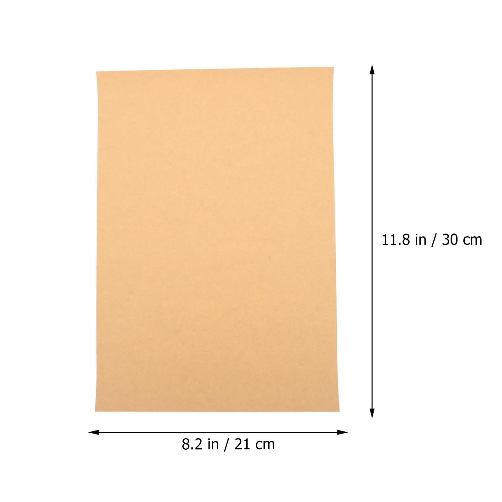 Hohopeti 100 Pcs Papier Kraft A4 210 G/m² pour Dessin et Peinture Texture Épaisse, Résistant aux Griffes, Garçon et Filles