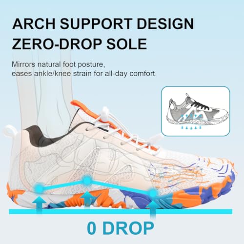 Image of ELETON Barefoot Shoes Women Men Footwear, Wide Toe Box Hiking Zero Drop Non-Slip Quick-Dry River Boat Pool Beach Water Shoes, Lightweight Swimming Running Walking Sneakers Unisex