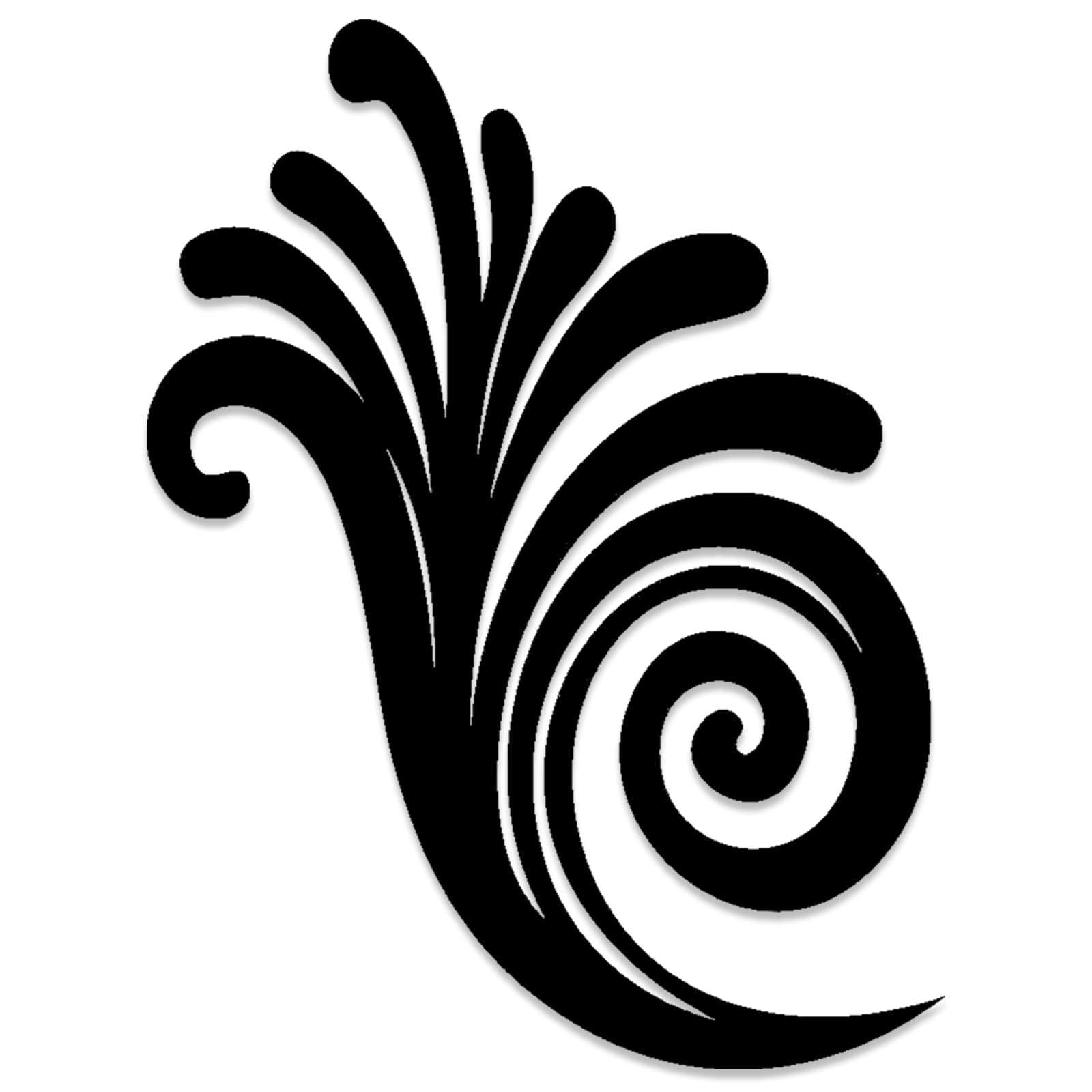 Placa de metal para decoración de pared, diseño floral, 61 cm | Placa de metal para decoración de pared, diseño floral