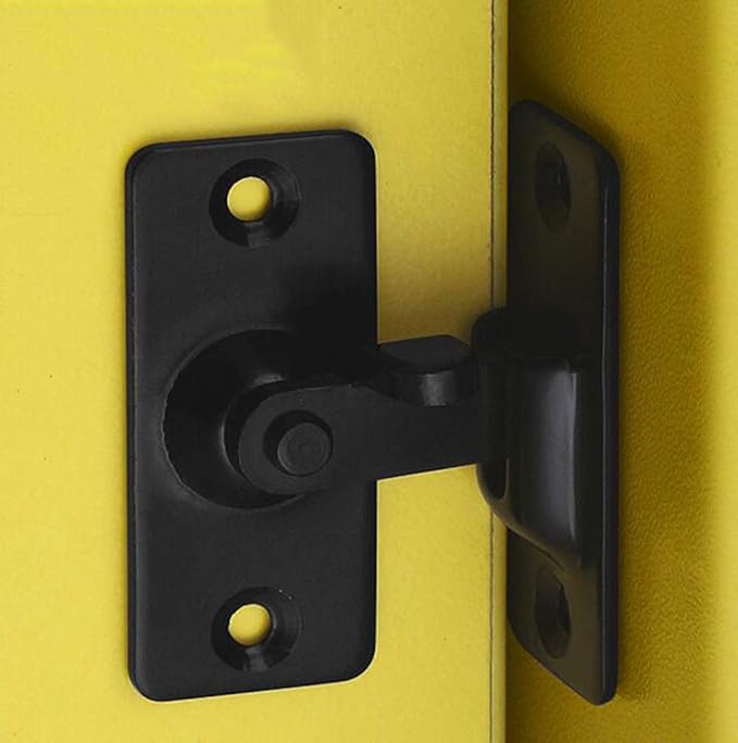 YUM 90 Degree Flip Door Lock Bolt Barn Door Right Angle Lock Arc Door
