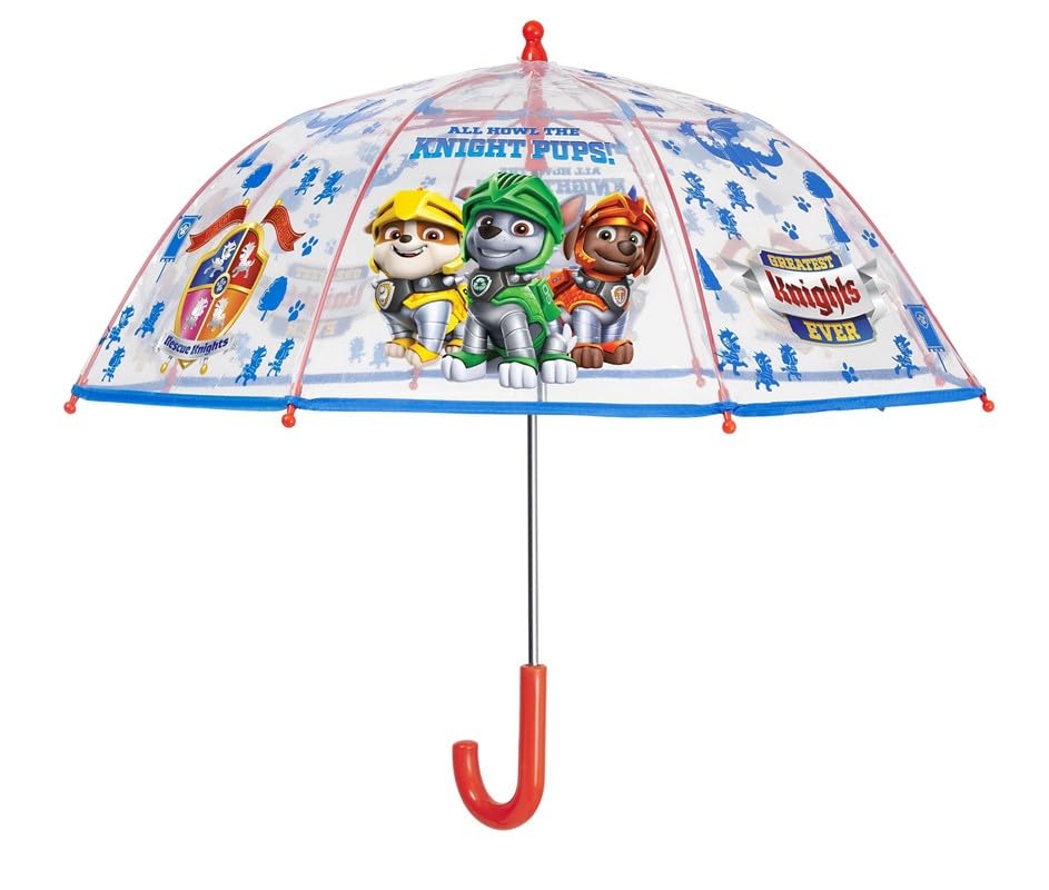 PERLETTI Parapluie Automatique Transparent Pat' Patrouille 42 Cm - Multicolore Enfant