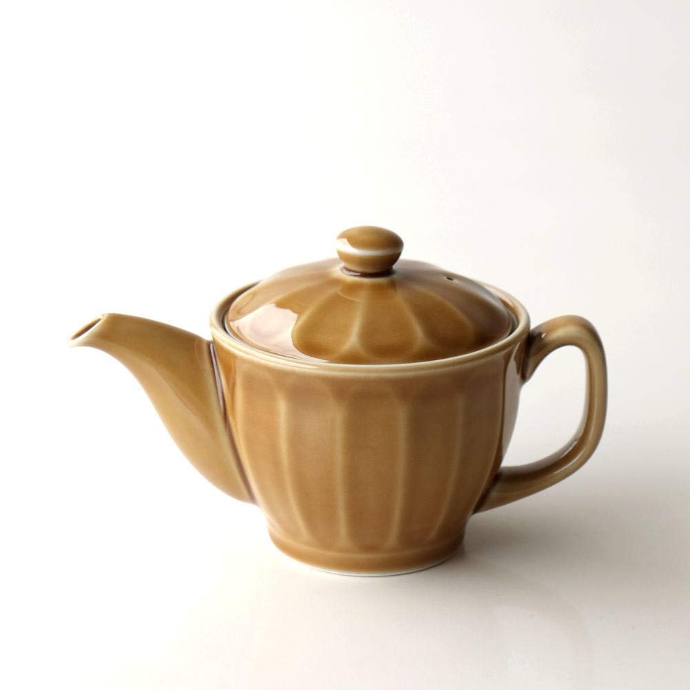 茶色 陶器 ティーポット 蓋付き 【公式通販】