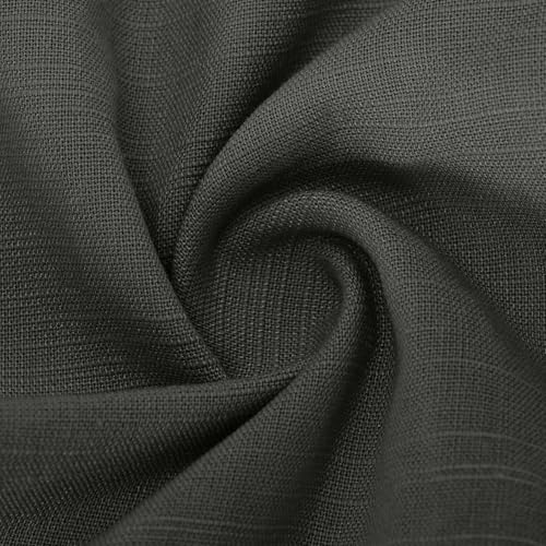 Men's Business Workwear Suit Pants Pockets Solid Color Elastic Waist Cropped Pant Straight Long Trouser Leisure3