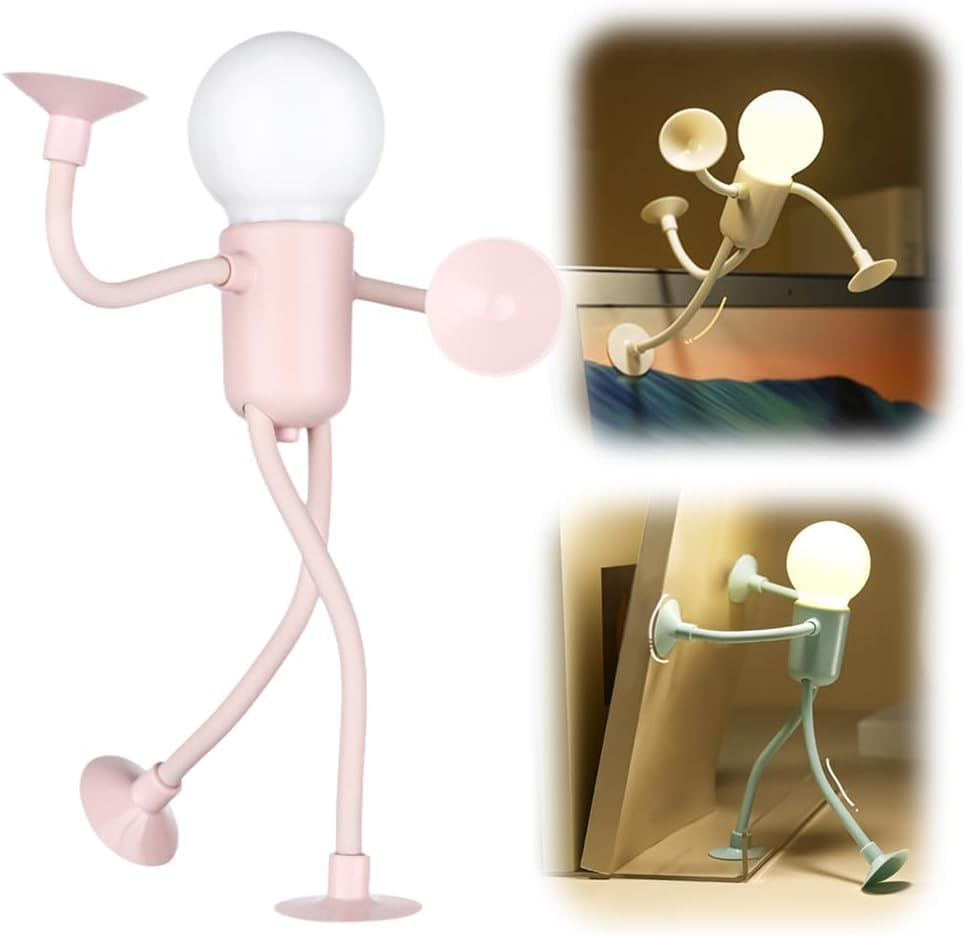 pulunto Changeable Shape Funny Sportsman Night Light, DIY Shape Night Lights, Night Light for Bedroom Bathroom Hallway Kitchen Christmas Decorations