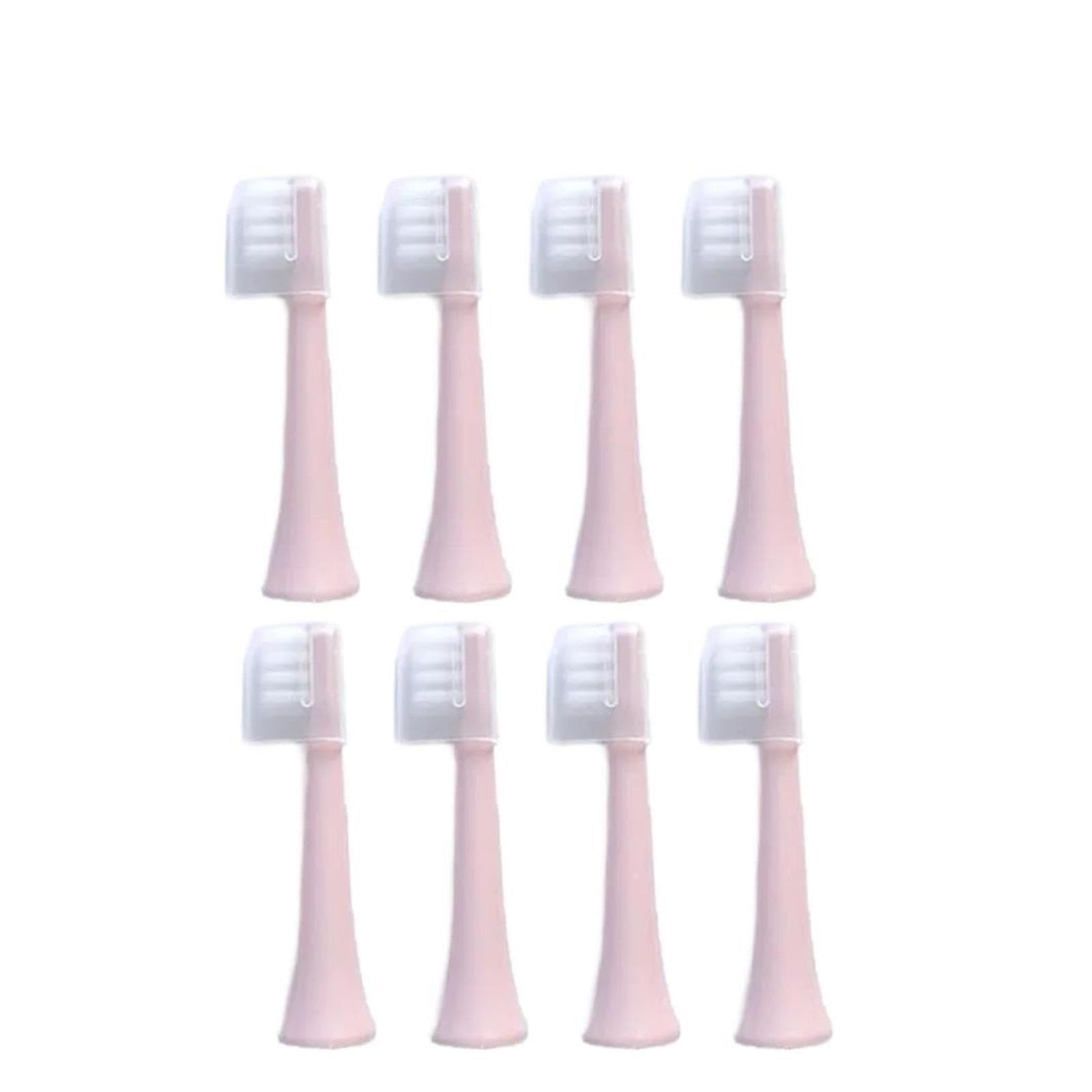 Testine 4/8PCS, Compatibile Con Xiaomi, T100 MES603 | Con copertura, testine morbide per adulti(8 PCS pink)