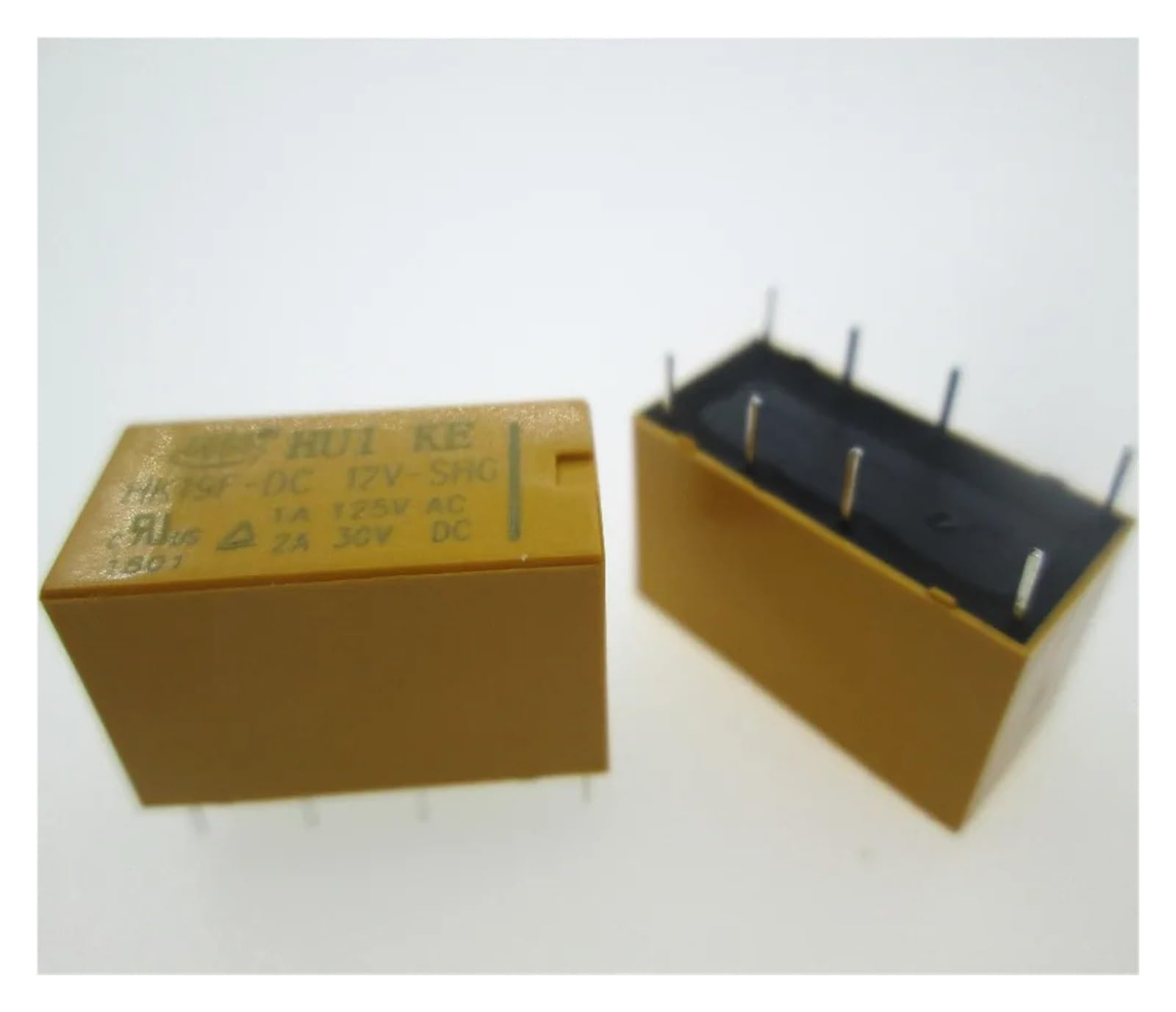 OSHZIKJII 12V relay HK19F-DC12V-SHG 12VDC DC12V 12V 1A 125VAC DIP8(10pcs)