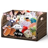 Lzhevsk Toy Storage Bin with Metal Basket, Toy Bin with Chalkboard and Marker, Dog Food Storage Container, Pet Toy Box for Living Room Area, Toys Box, Pet Toys for Dog, Cat