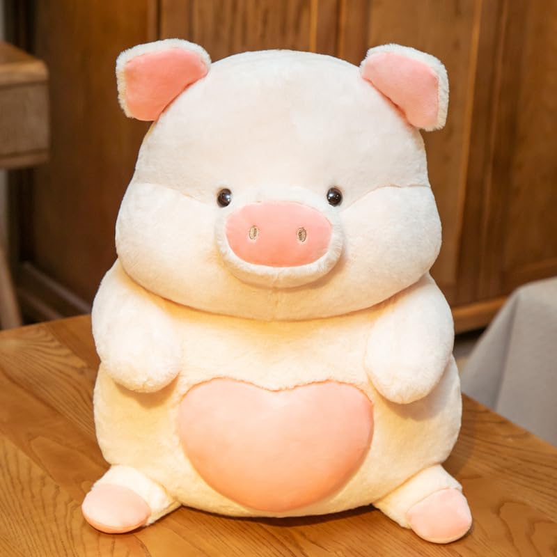 Amazon.co.jp: かわいいピンクのブタのぬいぐるみ、ハート型のデザイン