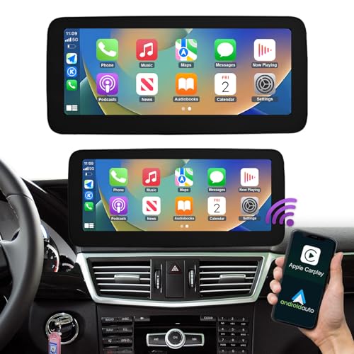 NINETOM 12.3C` ^b`XN[ CX CarPlay Android I[g}`fBA J[WIV[o[ ZfXxc E NX W212 NTG4.0VXeΉ (2009-2012)