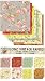 Paper Pack (24sh 6"x6") Oriental Vintage Flowers Japanese FLONZ Paper for Scrapbooking and Craft