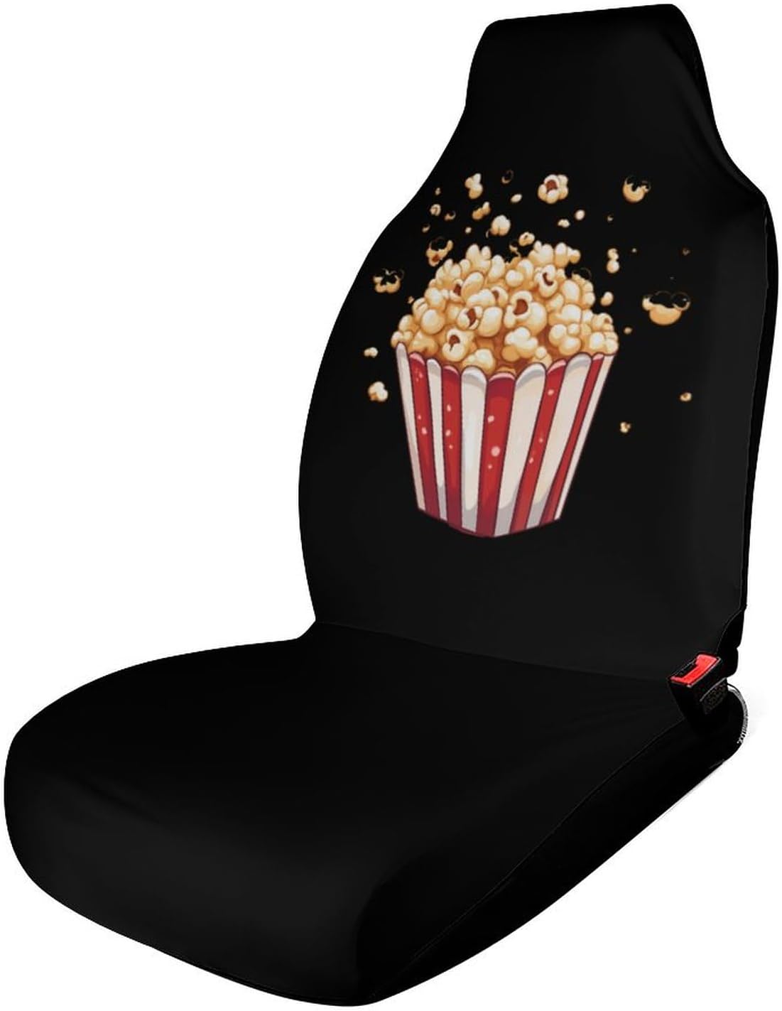 Cool Popcorn Car Seat Covers Universal Car Front Seats Protector Auto Interior Accessories 1PCS
