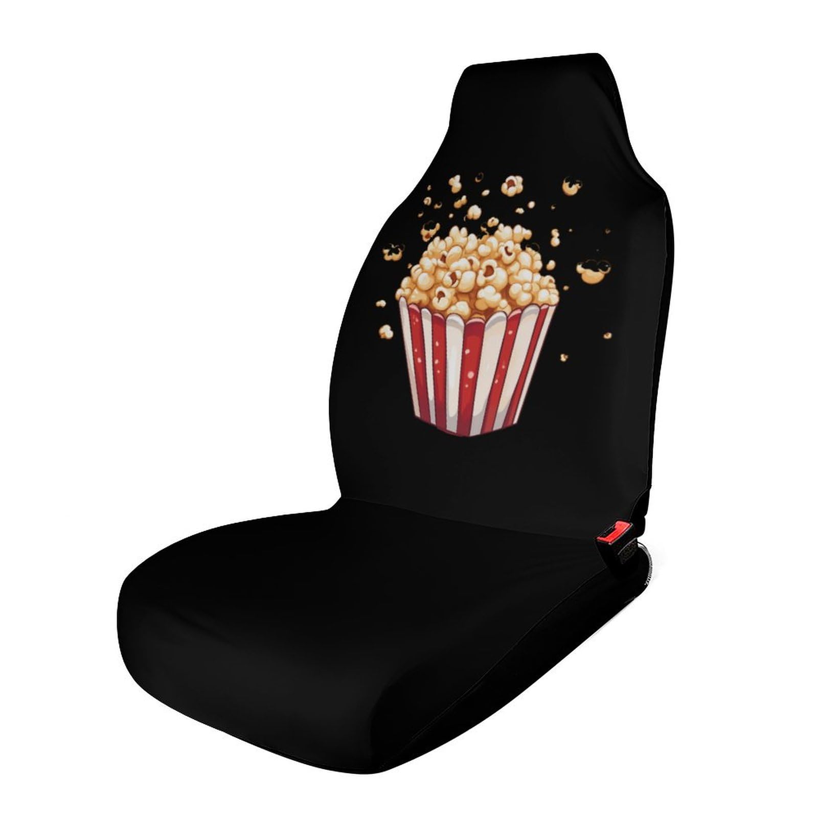 Cool Popcorn Car Seat Covers Universal Car Front Seats Protector Auto Interior Accessories 1PCS