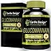 Produktbild Konjak - Glucomannan 500mg  Konjac Wurzel - Reiner Ballaststoff aus Konjakwurzel - 180 Kapseln (1 Monat Vorrat) von Earths Design
