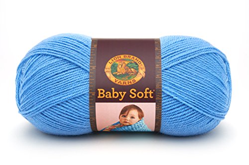 Image of Lion Brand Yarn 920-107B Babysoft Yarn, Bluebell