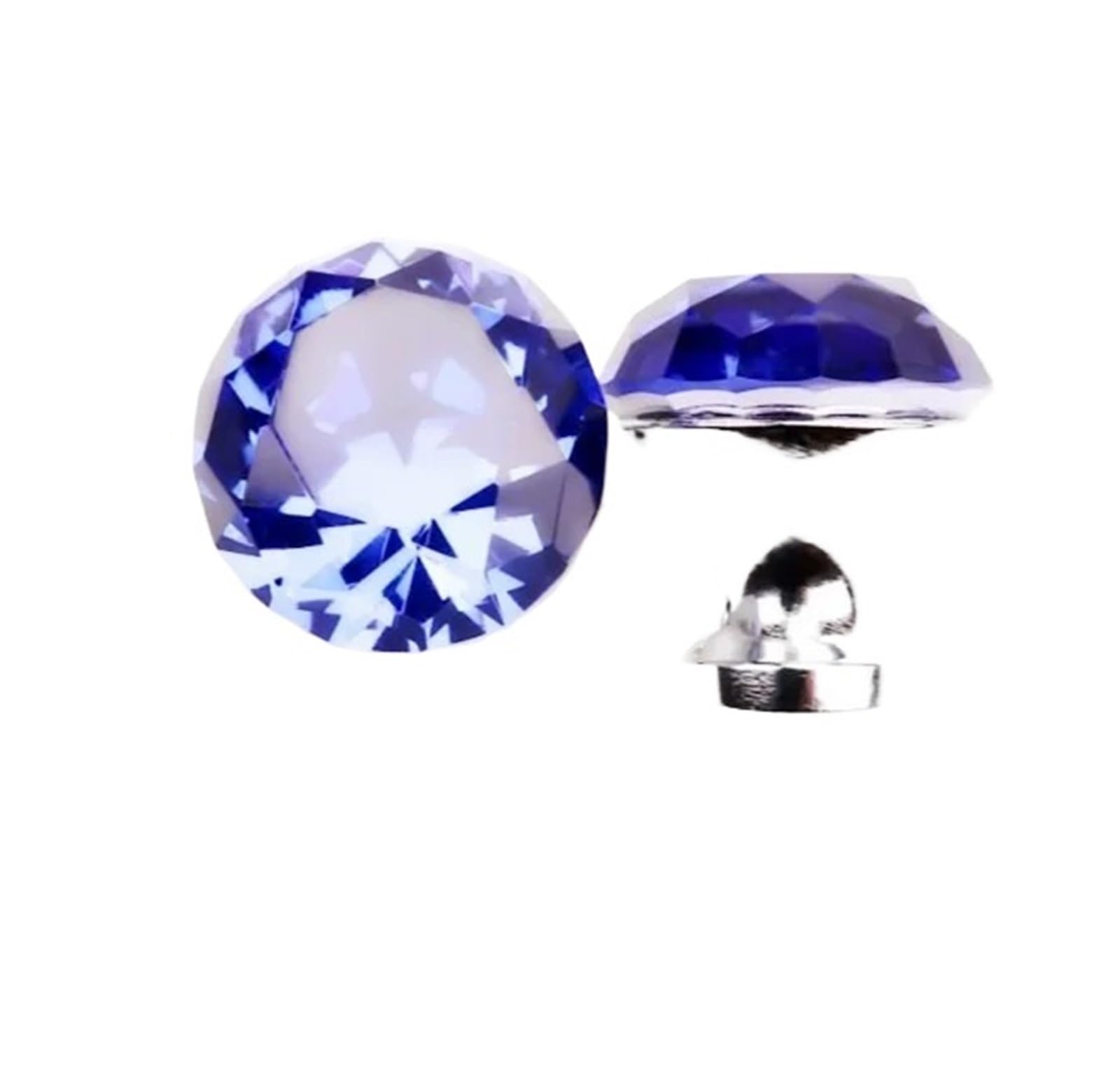 MWAHJU 8pcs Clear Diamond Shape Knob Cupboard Drawer for Cupboard