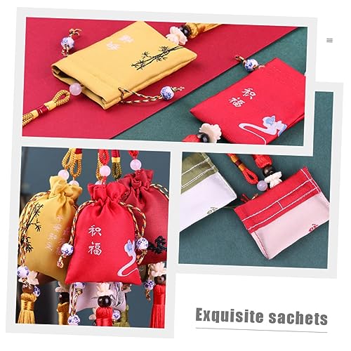 Set de 6 bolsas decorativas bordadas para aromatizar miniatura 3