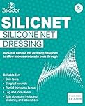 Silicnet Silicone Net Dressing Non-Adherent, Flexible, and Breathable Dressing for Delicate Skin – Ideal for Surgical Wounds 5x7.5cm 5pc