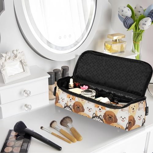 Bolsa de Viaje y Mat de Resistencia al Calor para Herramientas de Cabello con Cierre y Doble Capa, para Planchas, Rizador y Secador, Estuche Portátil Esencial miniatura 7