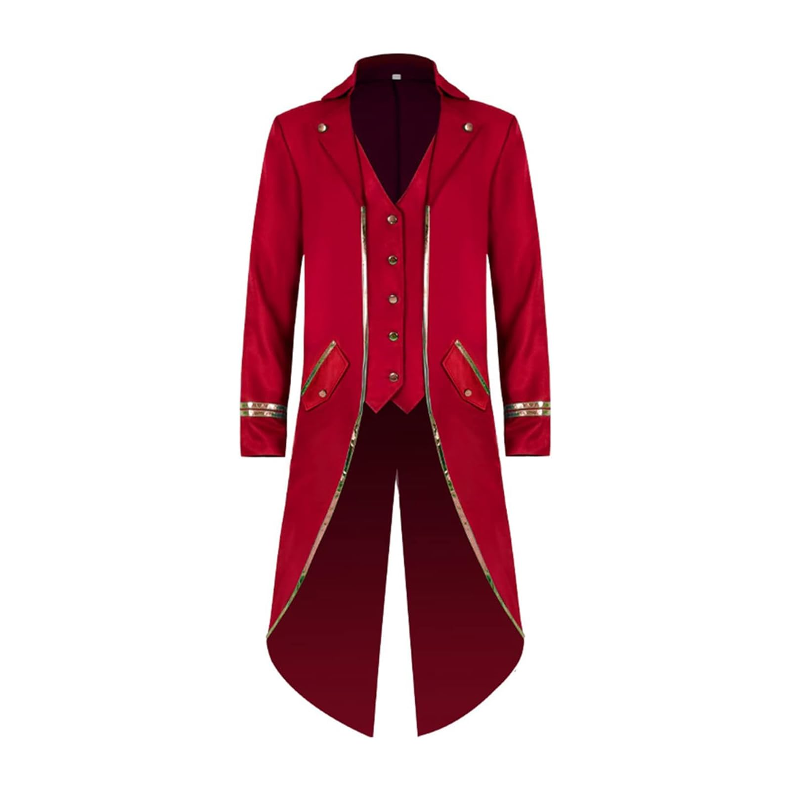 Manteau médiéval rétro haut de gamme style victorien - 6