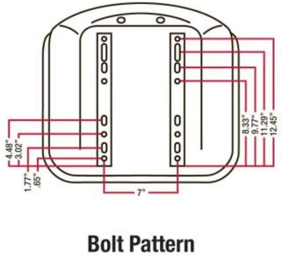 A-TMS111BL-AI Seat, Michigan Style, w/Slide Track, Deluxe Cushion, BLK