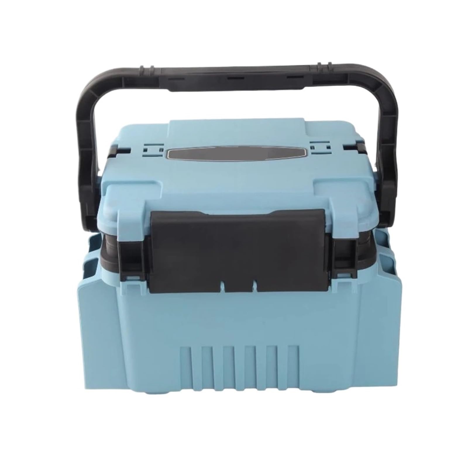 Large Multi-Function Fishing Tackle Organizer Reinforced Storage Box(Small blue)