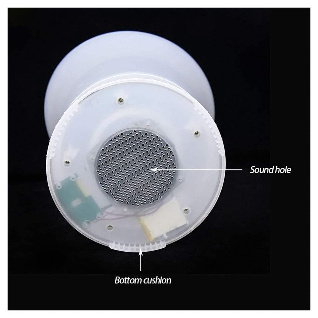 Trade Shop - Secchiello per Ghiaccio A LED Altoparlante Bluetooth Wireless Portatile Spiaggia Feste -