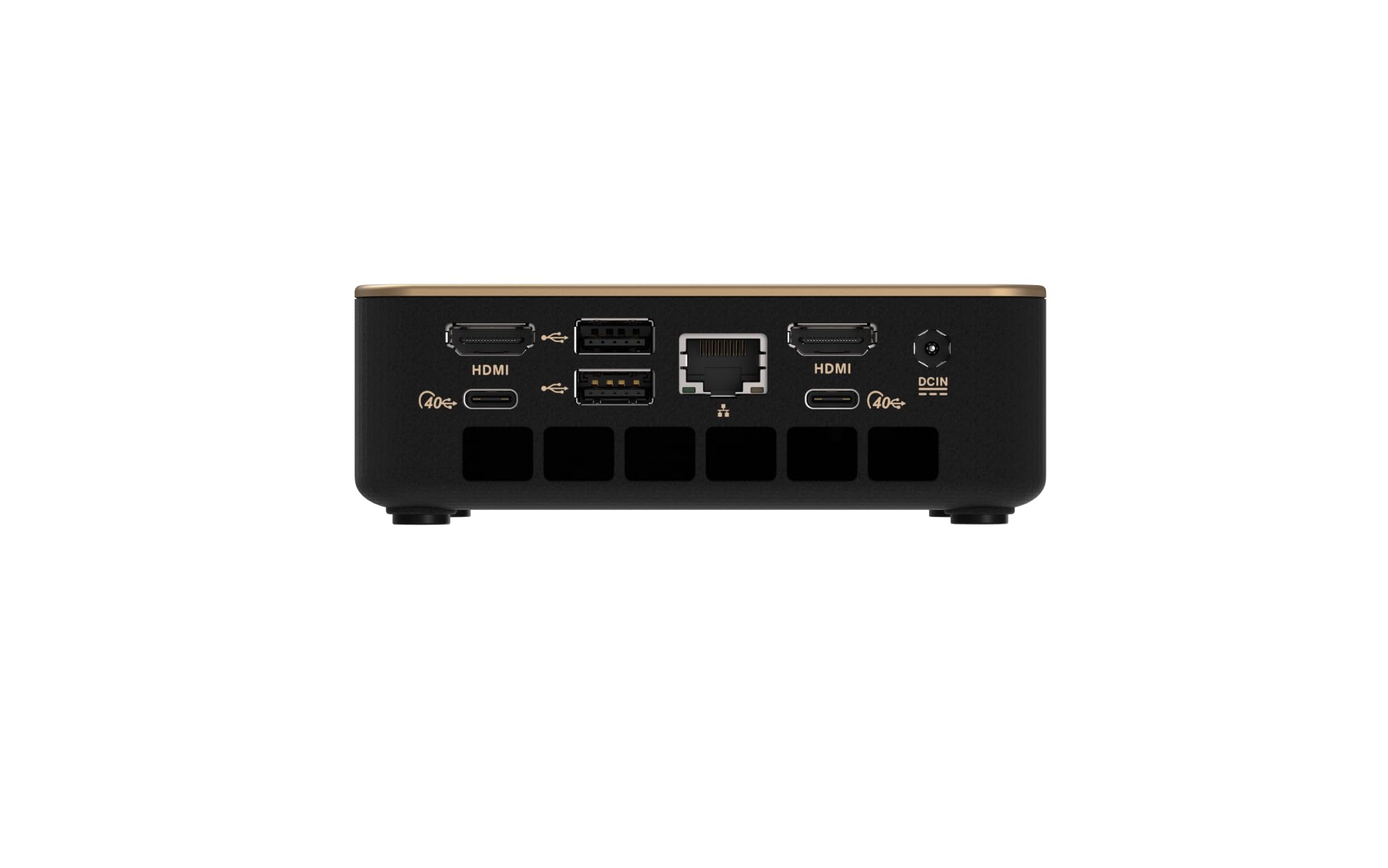 Sapphire Barebone Edge Ai 340 - Barebone - (schwarz/gold, Ohne Betriebssystem)(4h020-06-40g)