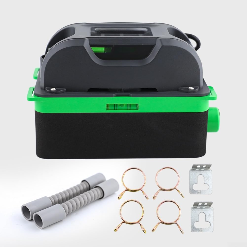 Bomba de condensado automática de 100 l/h, unidad de drenaje de bajo ruido para calefacción central y sistemas de CA con válvula antireflujo, 18,1 x 9,5 x 11,2 cm