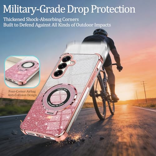 Coque transparente Tecno Spark 20 Pro rose pour filles - 3