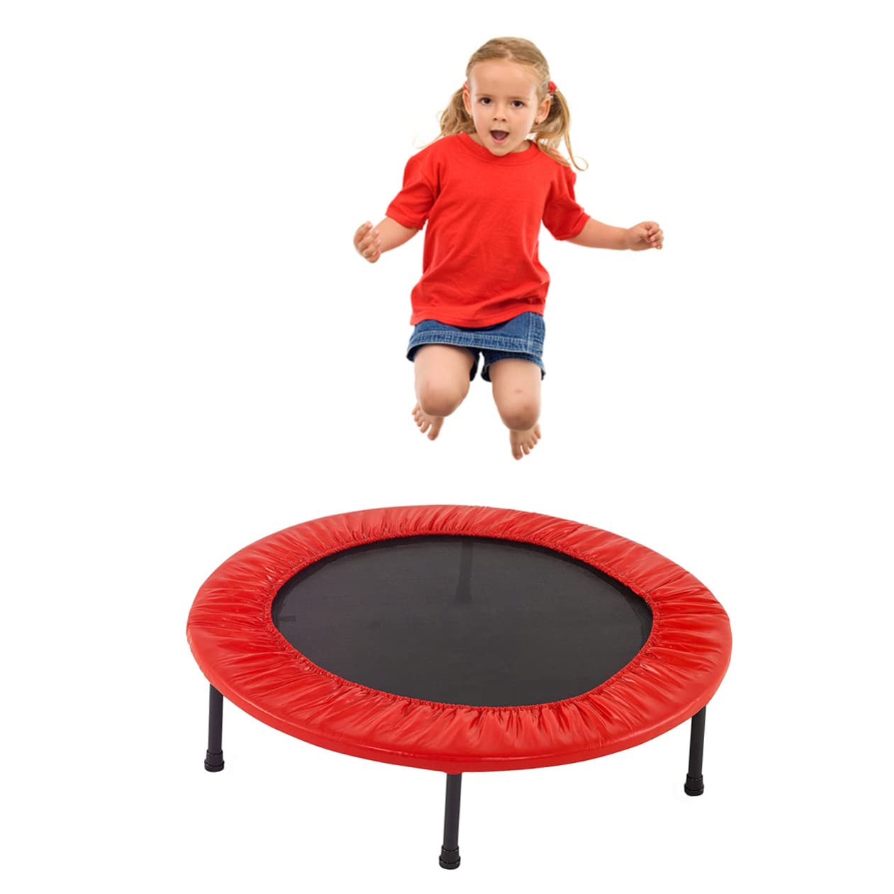 Happyyami 38 Inch Trampoline Cover Protective Canopy for Trampoline Springs Safety Net Enclosure Easy to Install Childproof Accessory