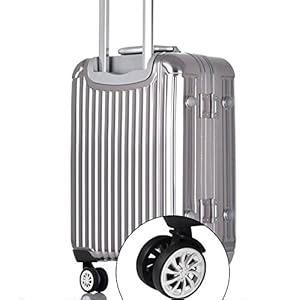 2 Pack Swivel Vervangende Wielen Bagage Wielen Kunststof Vervangende Koffer Wielen Reparatie Accessoires voor Bagage Koffer Zwart