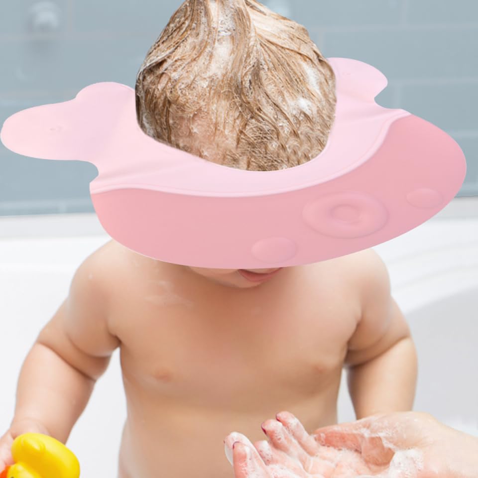 Miniatura 4 de Visera de ducha de silicona para adultos gorra de champú sin agua y sombrero de sol para casco