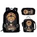 3 pièces Sacs d'école Cauchemar Avant noël Impression Primaire étudiant crâne Gothique Enfants Sac à Dos Sac à Lunch étui à Crayons, HME1500CGK