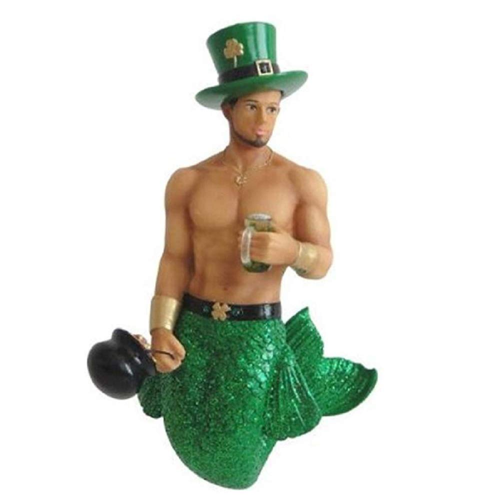 December Diamonds Lucky Charm Merman Ornament by December Diamonds