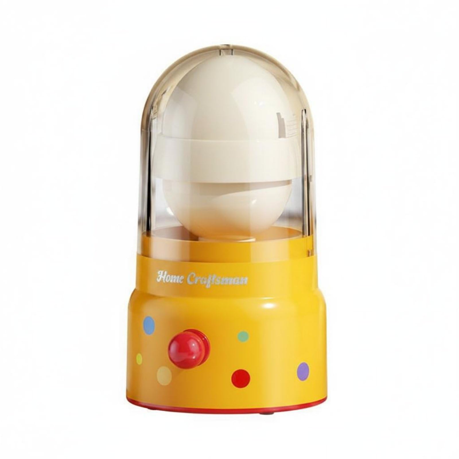 No Electricity Needed in- Egg Scrambler Simple Operation Pull String Mixer Easy to Clean Kitchen Gadget Portable for Picky Eaters, Kids, Breakfast Making, Yellow | Handheld Mixers-image-10