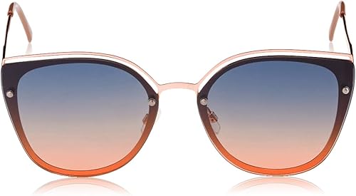 Miniatura 2 de TAHARI womens Th809 Metal 100% Uv Protective Women's Cat Eye Sunglasses. Elegant Gifts for Her, 64 Mm Cat Eye Sunglasses