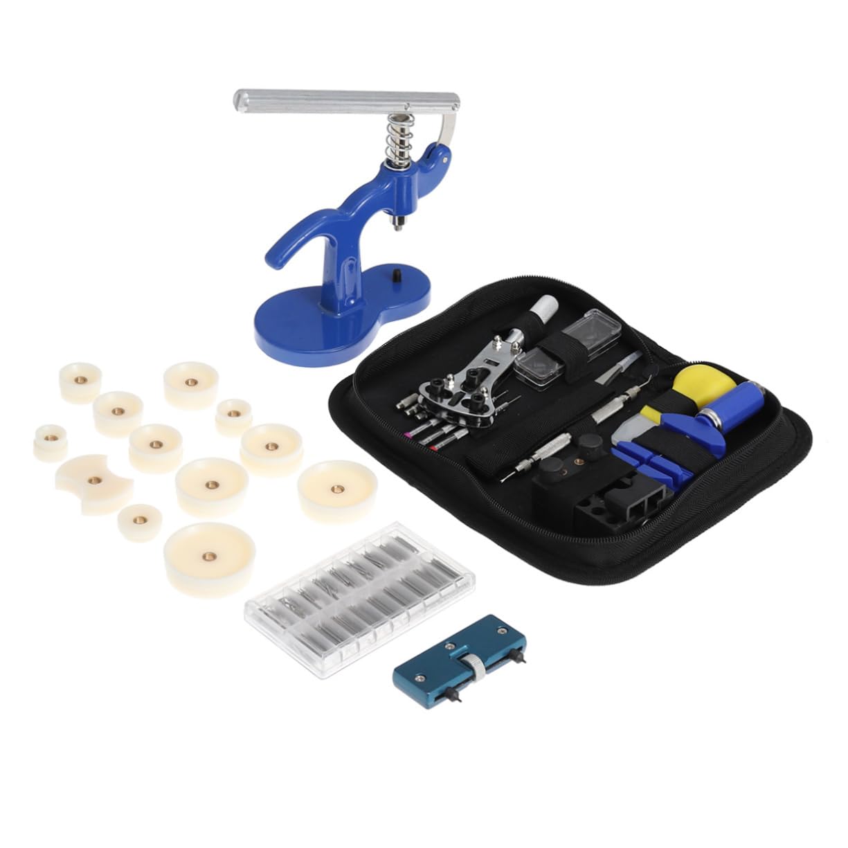Healvian Kit D’Outils de Réparation de Montres 409 Pièces Métal Plastique