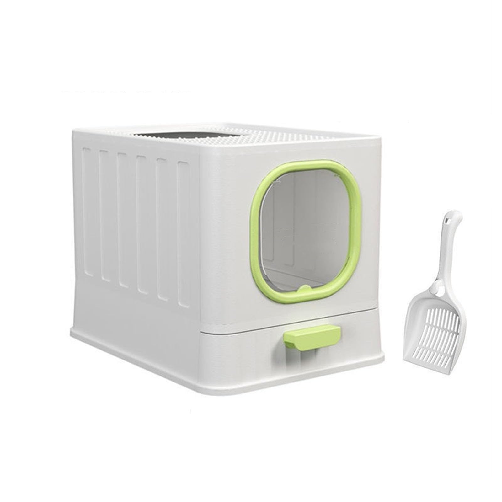 Lettiera per Gatti Lettiera for gatti, toilette for gatti completamente chiusa con porta, grande toilette for gatti con ingresso dall'alto e paletta, anti-schizzi, lettiere for gatti, forniture for an