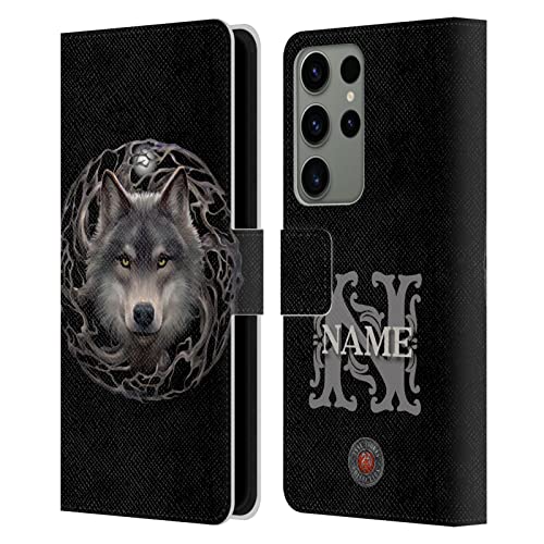 Étui cuir Samsung Galaxy S23 Ultra Anne Stokes création artistique forêt mystique