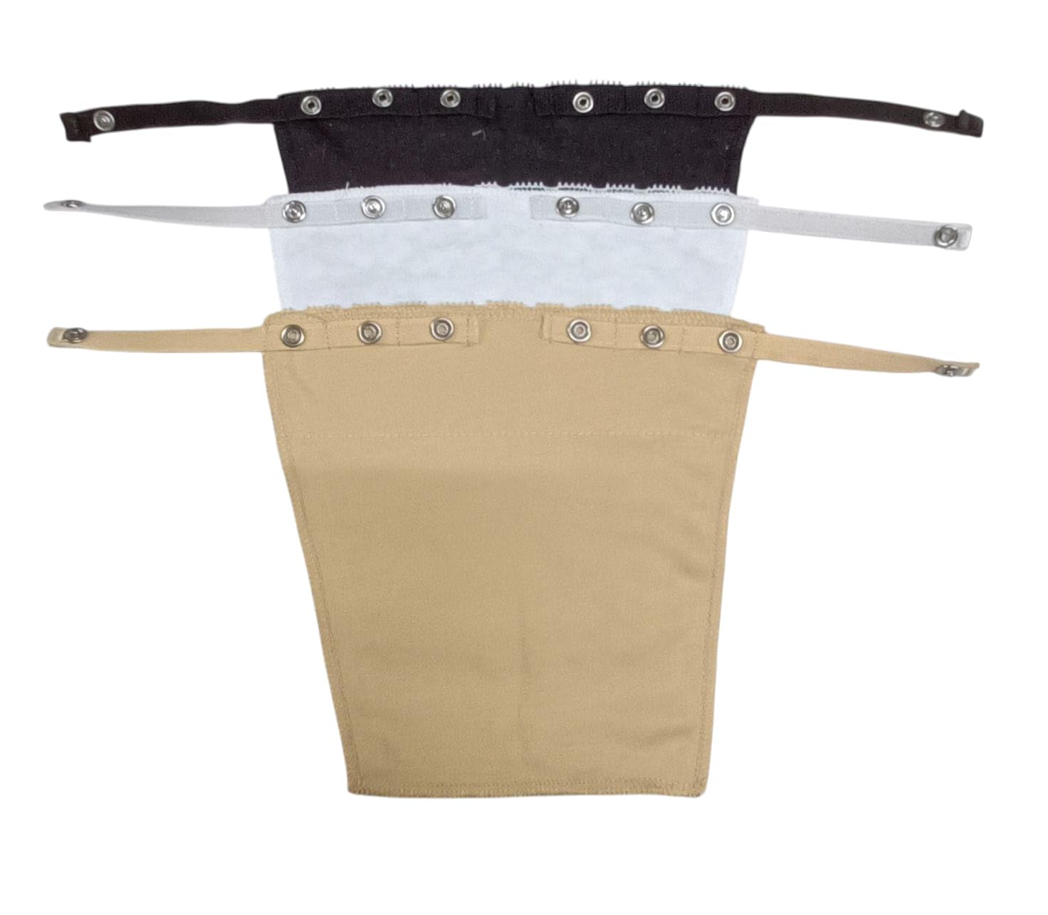 Lace Camisole Insert Detachable Modesty Panel, Chest Cover Neckline Bra Insert with Clip, 3 Pack-picture-33