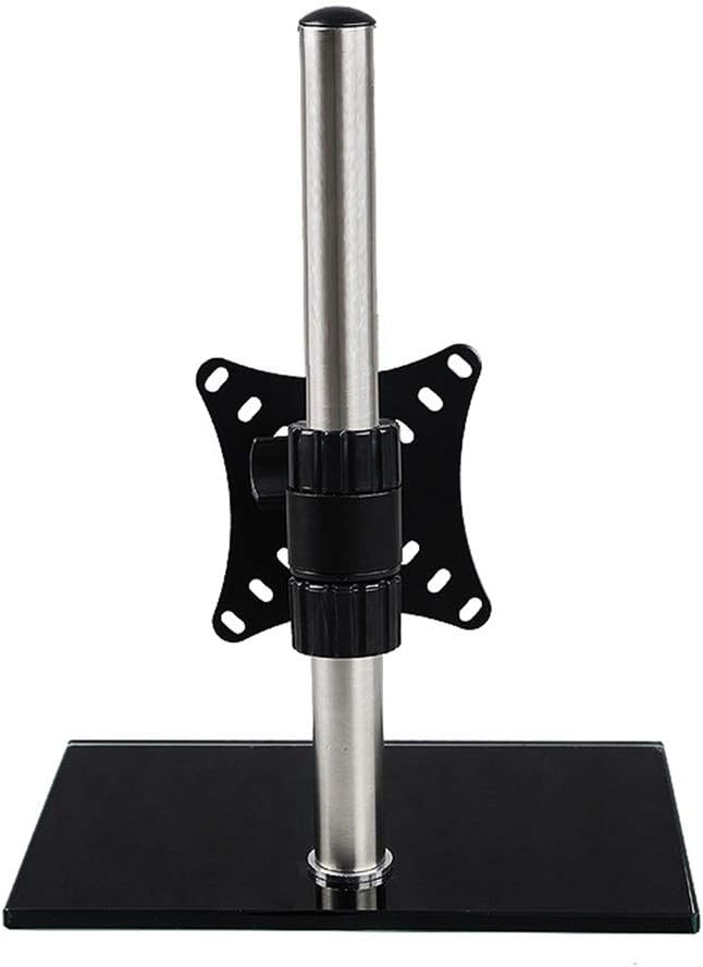 Vesa Standard Universal 14"-27" Inch Move Up or Down Pc Monitor LCD Tv Bracket Vertical Toughened Glass Base Stent