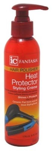 Fantasia Ic Heat Protector Styling Cream 6 oz (Paquete de 4)