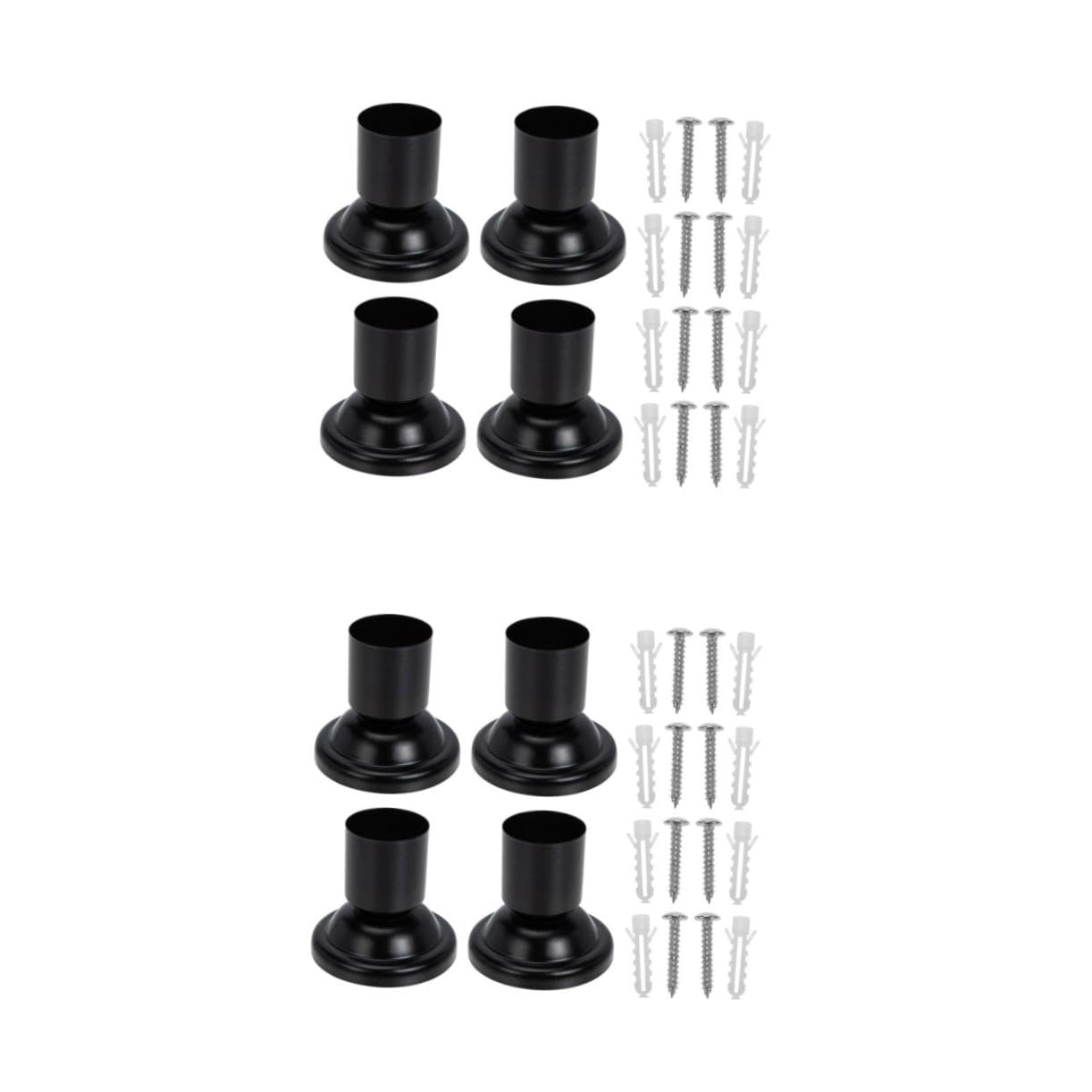 Gadpiparty 2 Sets Diy Light Pendant Cup Ceiling Light Holder Solid Iron Lamp Cup Sturdy Easy to Install