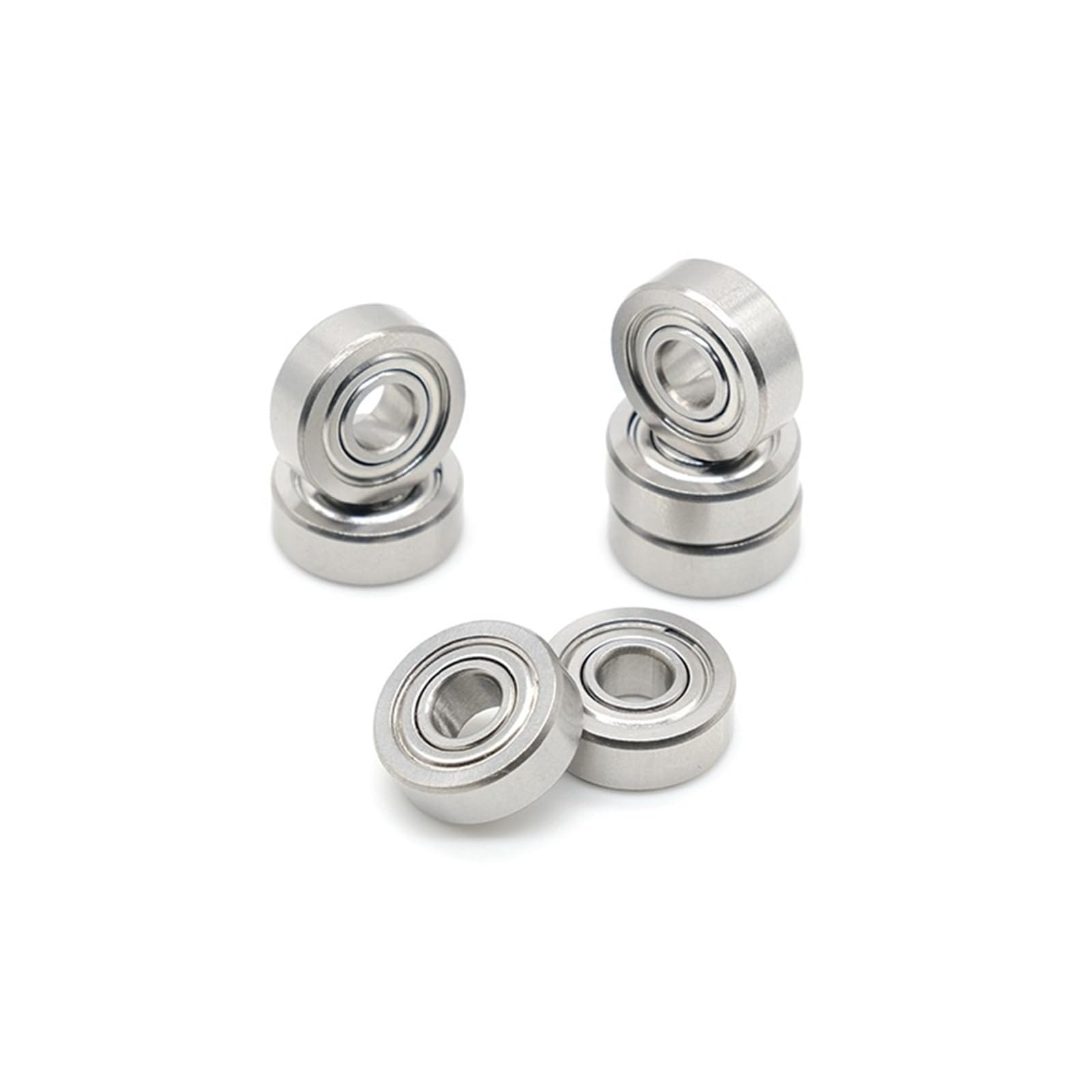 Rodamientos de bolas de acero inoxidable AISI440C S606ZZ 6 x 17 x 6 mm (10 unidades)