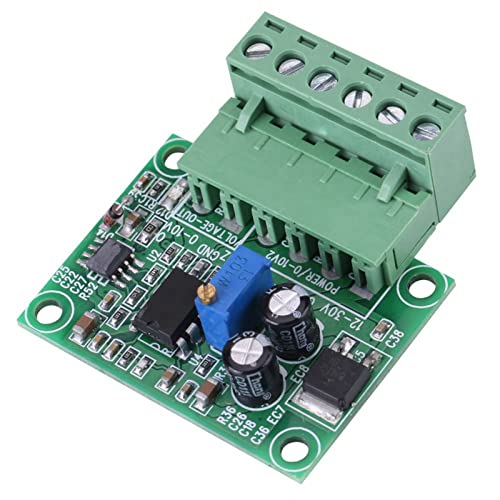Brrnoo Convertidor de Frecuencia de Servicio Pesado, Convertidor de Frecuencia con Panel 0-10kHz a 0-10V F/V Digital a Analógico Conversor Módulo de a Voltaje Conversión del Módulo de Conversión del