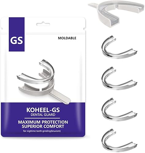 KOHEEL Protector bucal con moldeador, moldeable y fácil de usar, detiene el bruxismo, 5 unidades (tamaños grandes) disponible en Yaxa Colombia